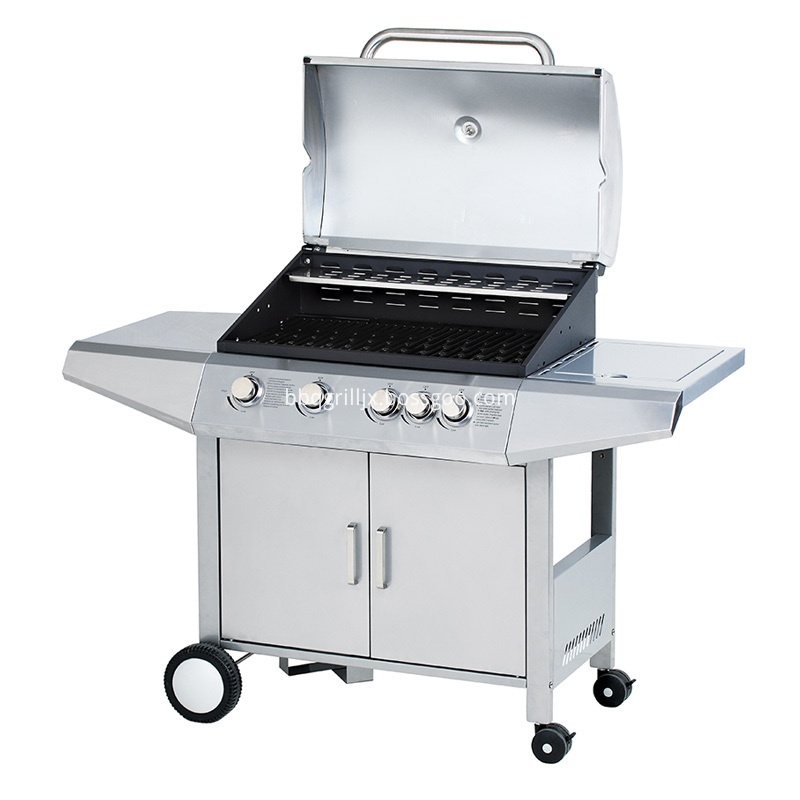 4 1 газовые горелки на открытом воздухе барбекю гриль вид изнутри 4 1 Burners Gas Outdoor Bbq Grill Inside View
