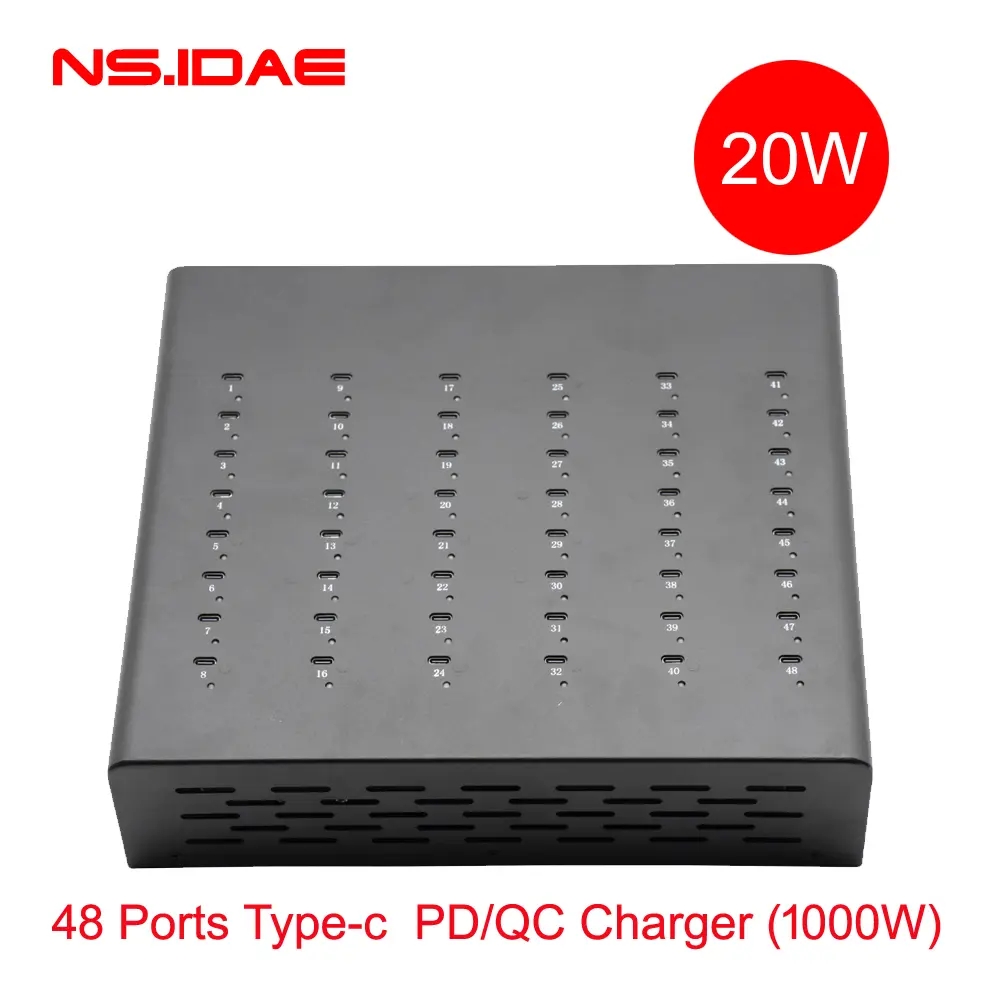 The 48-port type-c charger supports customization and wholesale The 48-port type-c charger supports customization and wholesale