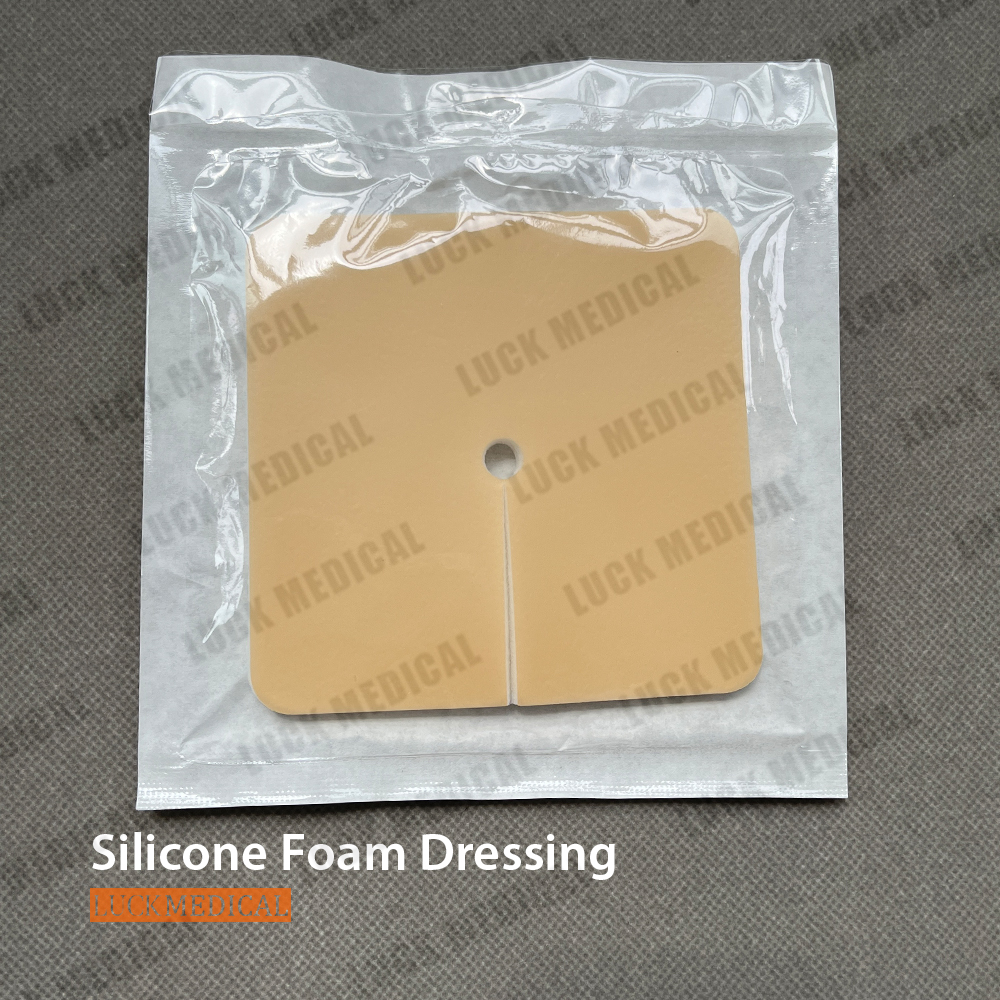 Silicone foam wound dressing 04 Silicone foam wound dressing 04