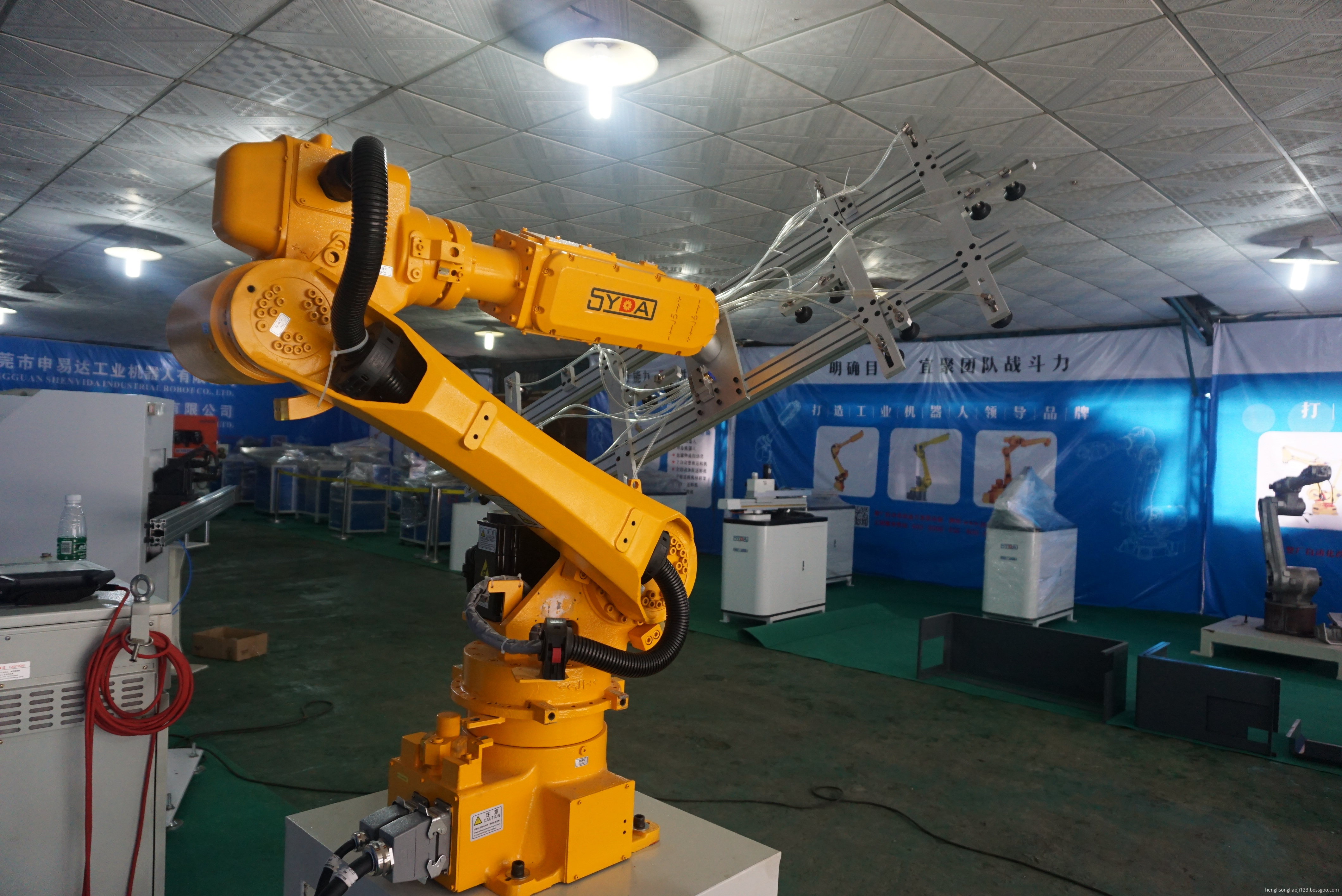 robotic arms for punching lines