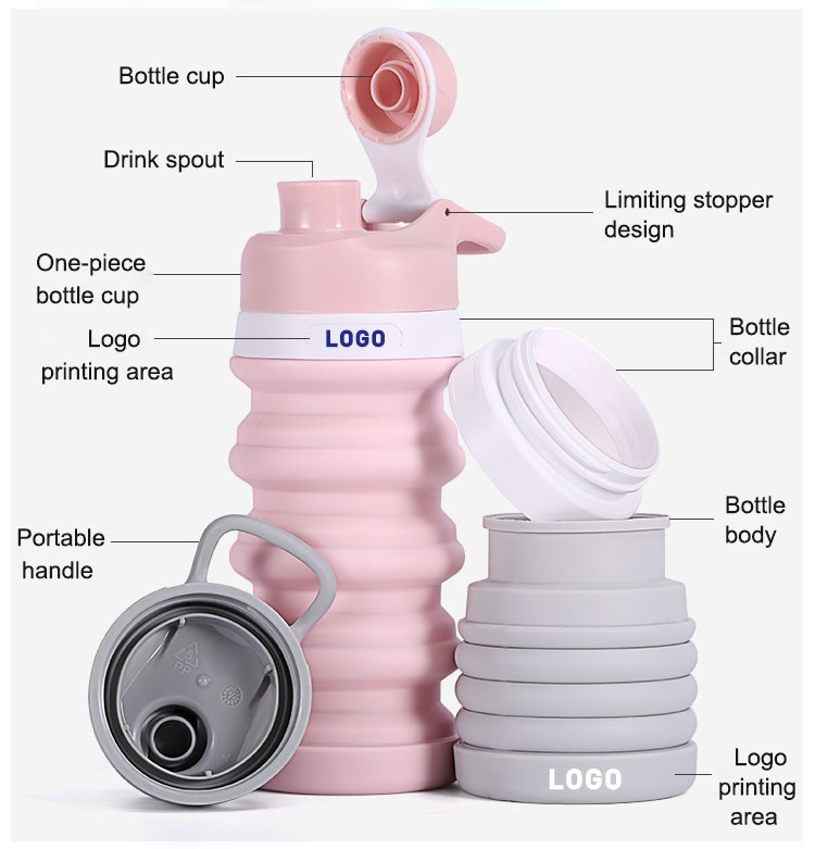 silicone water bottle MFZ-J004 silicone water bottle MFZ-J004