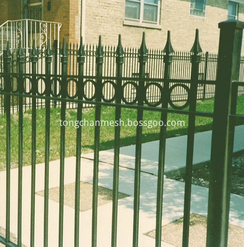 art metal powderd mesh fence