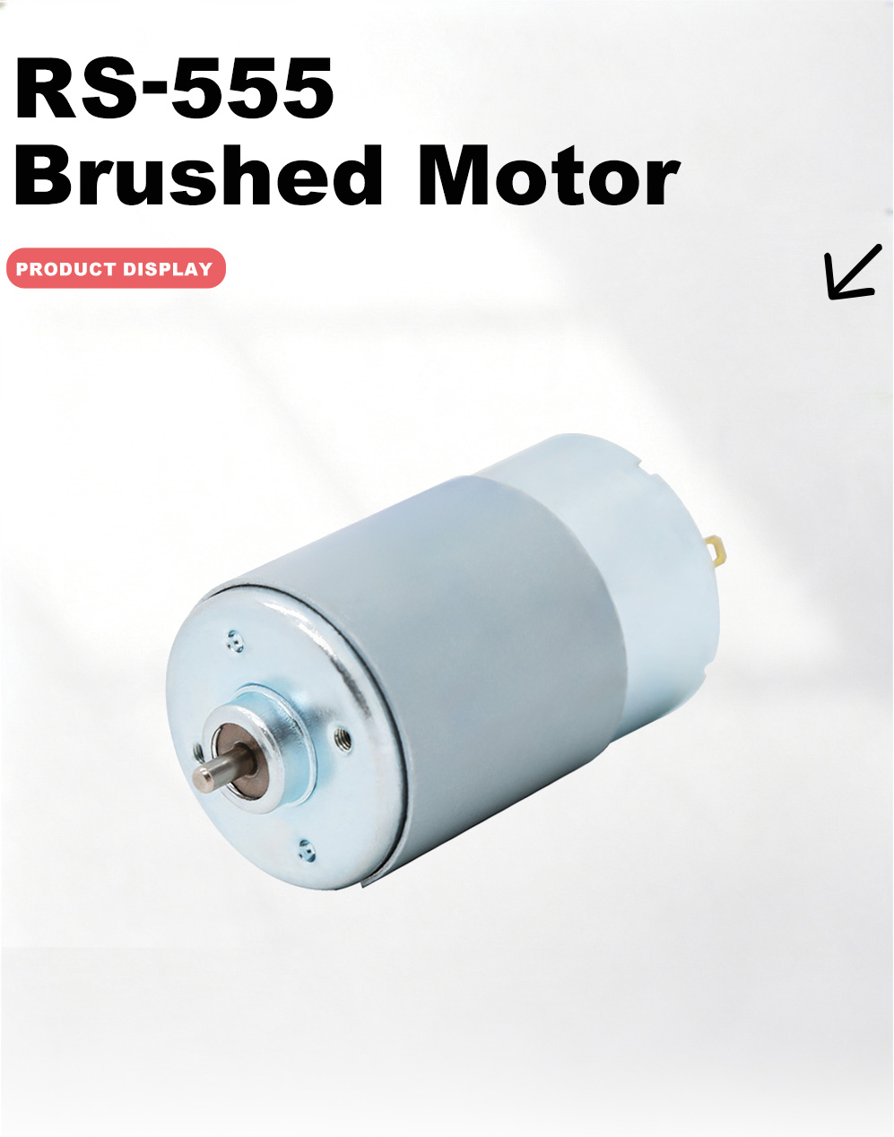 555 Brushed DC Motor-2x 555 Brushed DC Motor-2x
