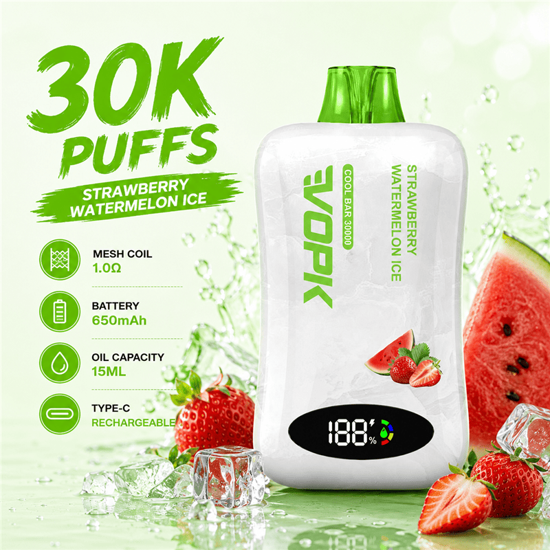 Vopk 30K Puff 15ml Cool Bar Disposable E-Cigarette Vopk 30K Puff 15ml Cool Bar Disposable E-Cigarette
