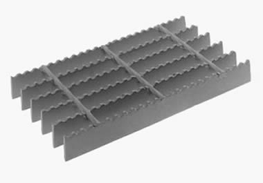 Serrated surface