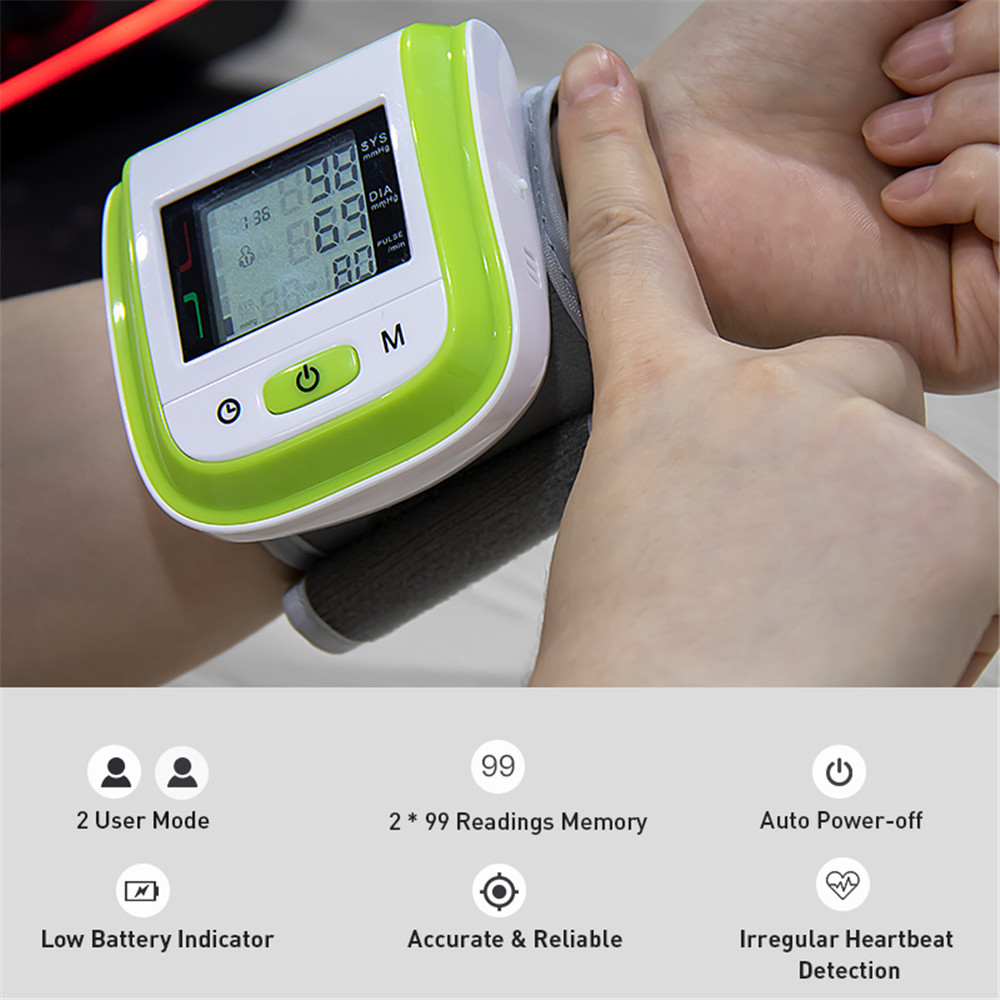 Blood Pressure Monitor For Wrist