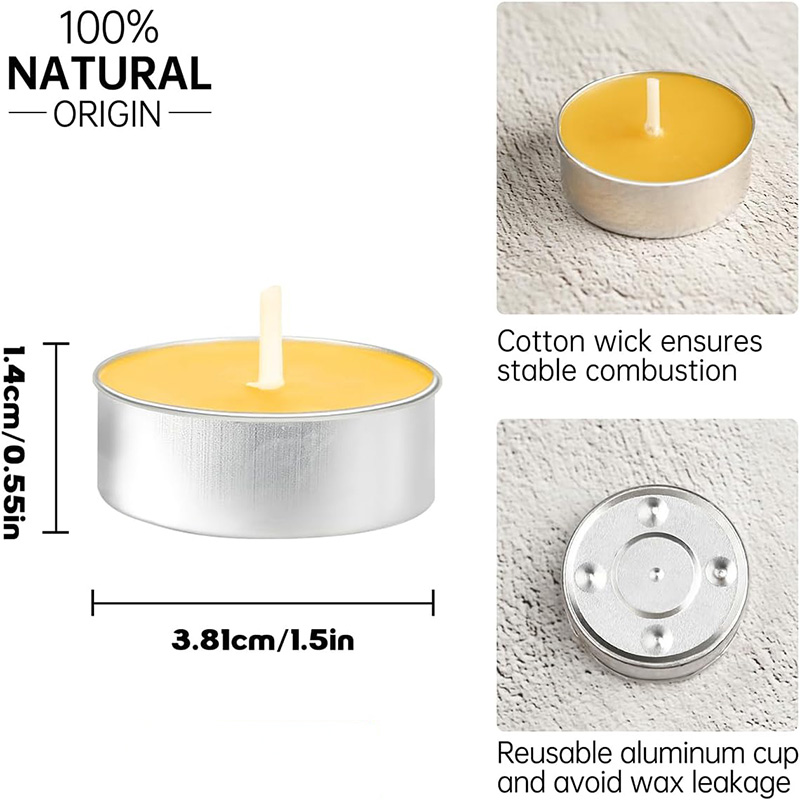 beewax tealight candle beewax tealight candle