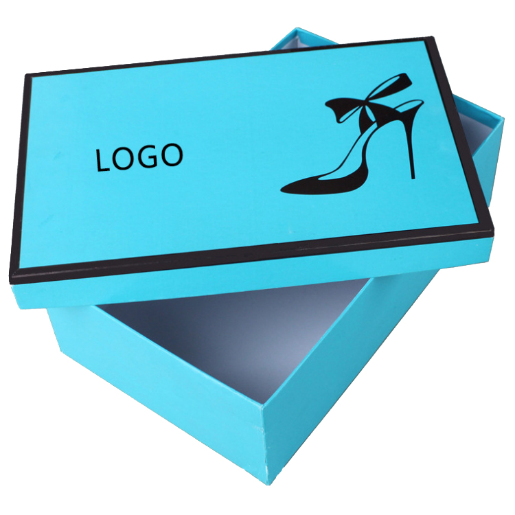 Scatole di scarpe di carta stampate personalizzate in cartone all'ingrosso Wholesale Custom Cardboard Printed Paper Shoe Boxes