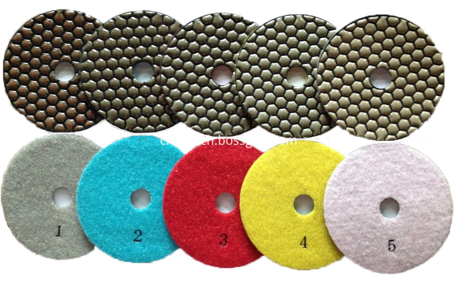 5 Steps Dry Polishing Pad