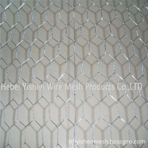 Hexagonal wire netting