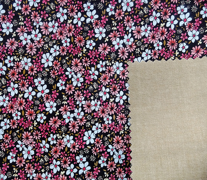 0.7mm unterschiedliches bedrucktes Kleidungsstück Leder 0.7mm different printed garment leather