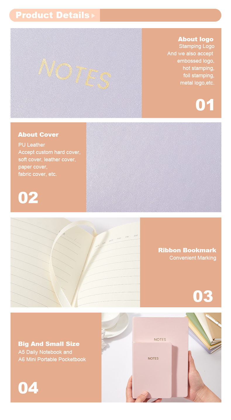 Morandi colour series Pu cover notebook4-1 Morandi colour series Pu cover notebook4-1