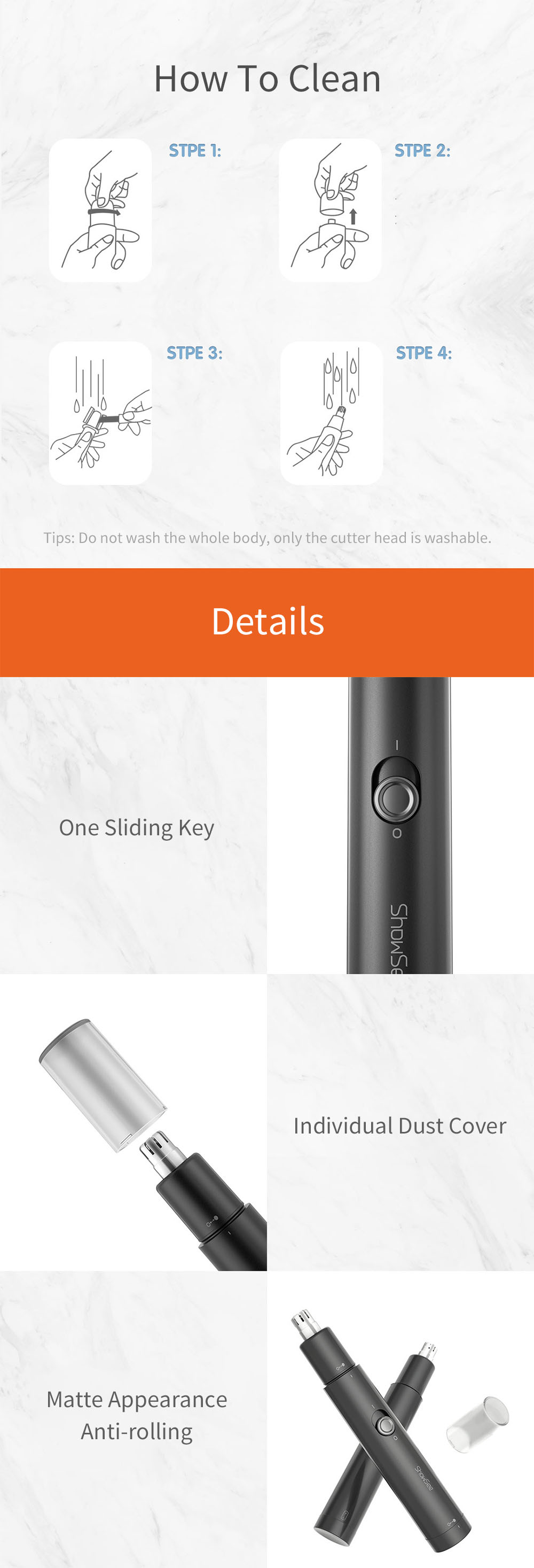 Showsee Nose Hair Shaver Showsee Nose Hair Shaver