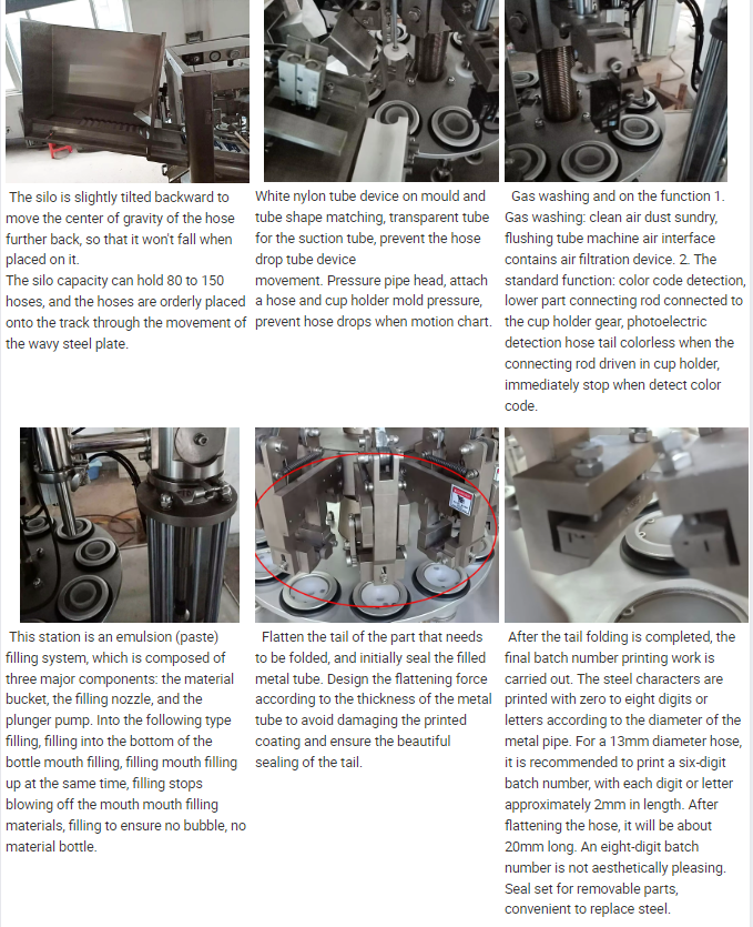Toothpaste filling machine Toothpaste filling machine
