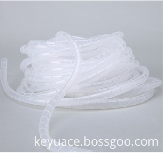 Transparent Color Insulation Wire Spiral Wrapping Bands