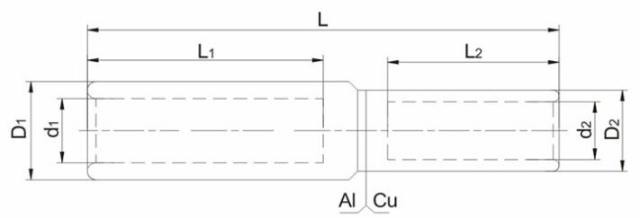 GTL Cu-Al anslutningsrör GTL Cu-Al Connecting Tubes