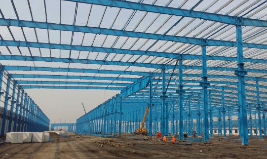 3.	Long span steel structure construction