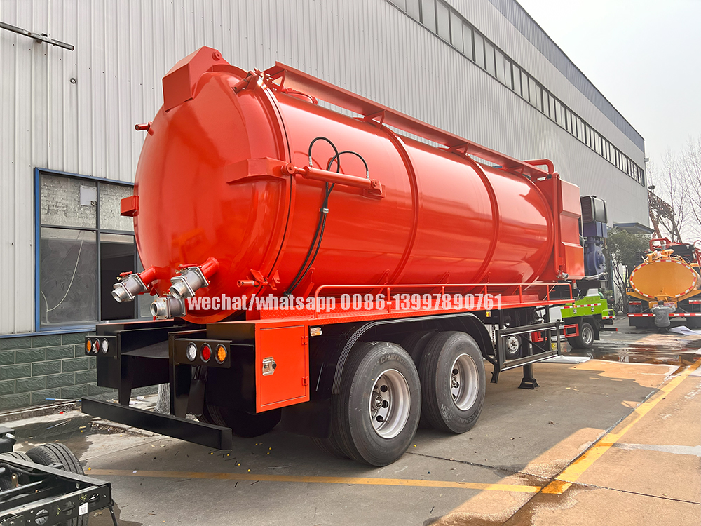 Sludge Vacuum Semi Trailer Sludge Vacuum Semi Trailer