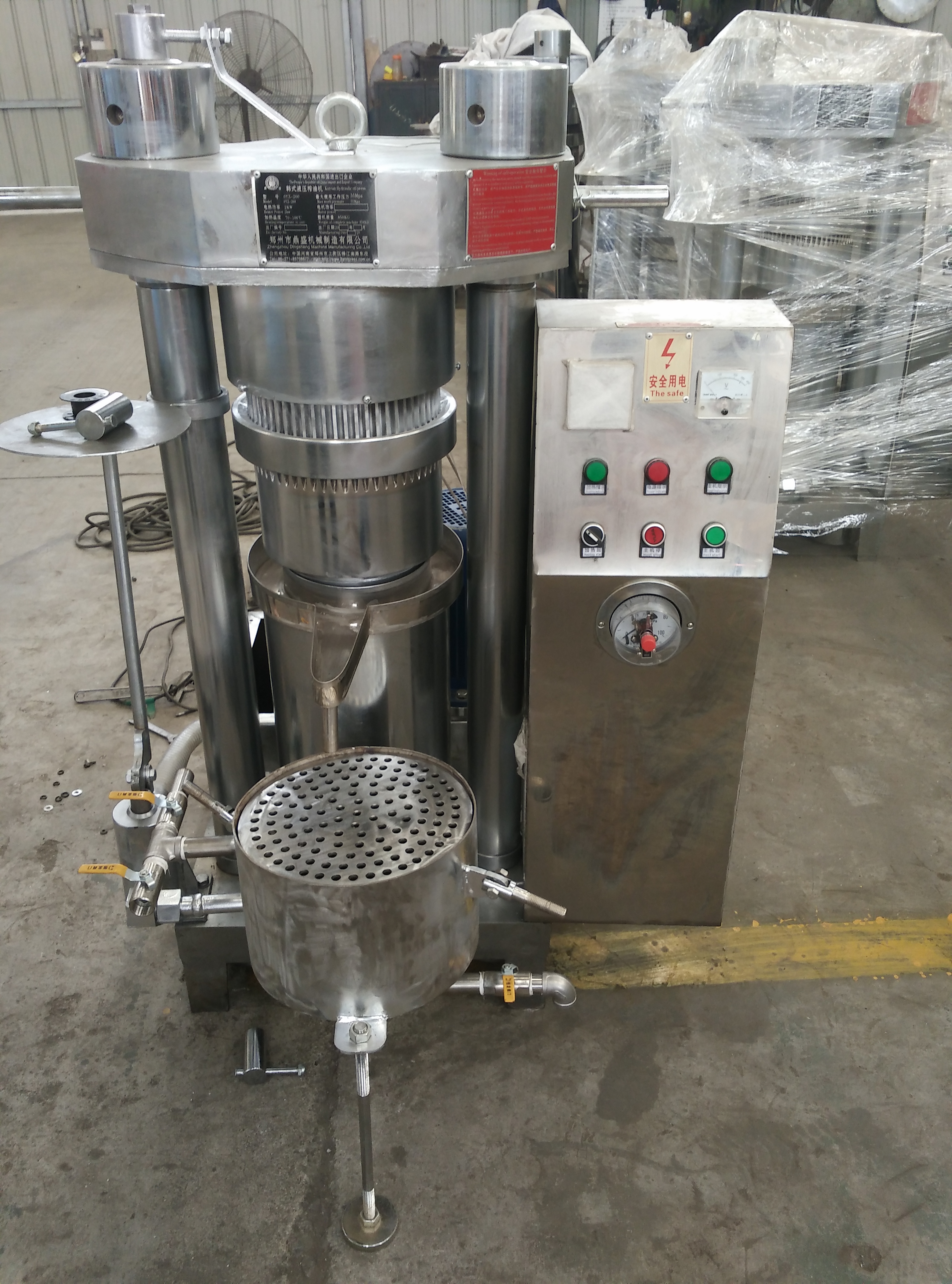 hydraulic oil pressing machine 