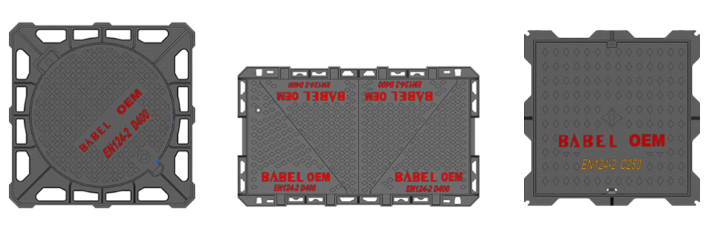 EN124 D400 Round ductile iron manhole cover EN124 D400 Round ductile iron manhole cover