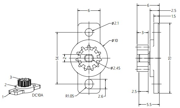 Small Damper for Car Ashtray