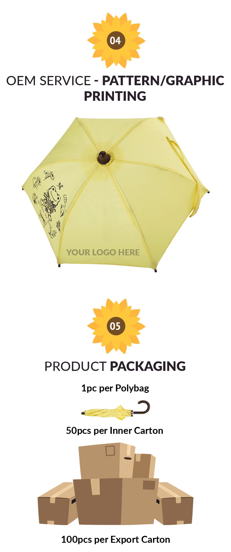 Parapluie miniature Miniature Toy Umbrella