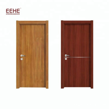 Simple Design Mdf Wood Bathroom Door Pvc Veneer China Manufacturer