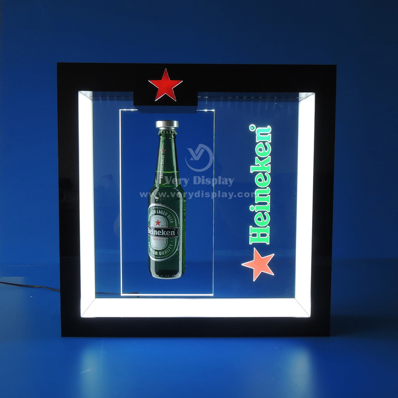 Heineken Bottle Levitation Display