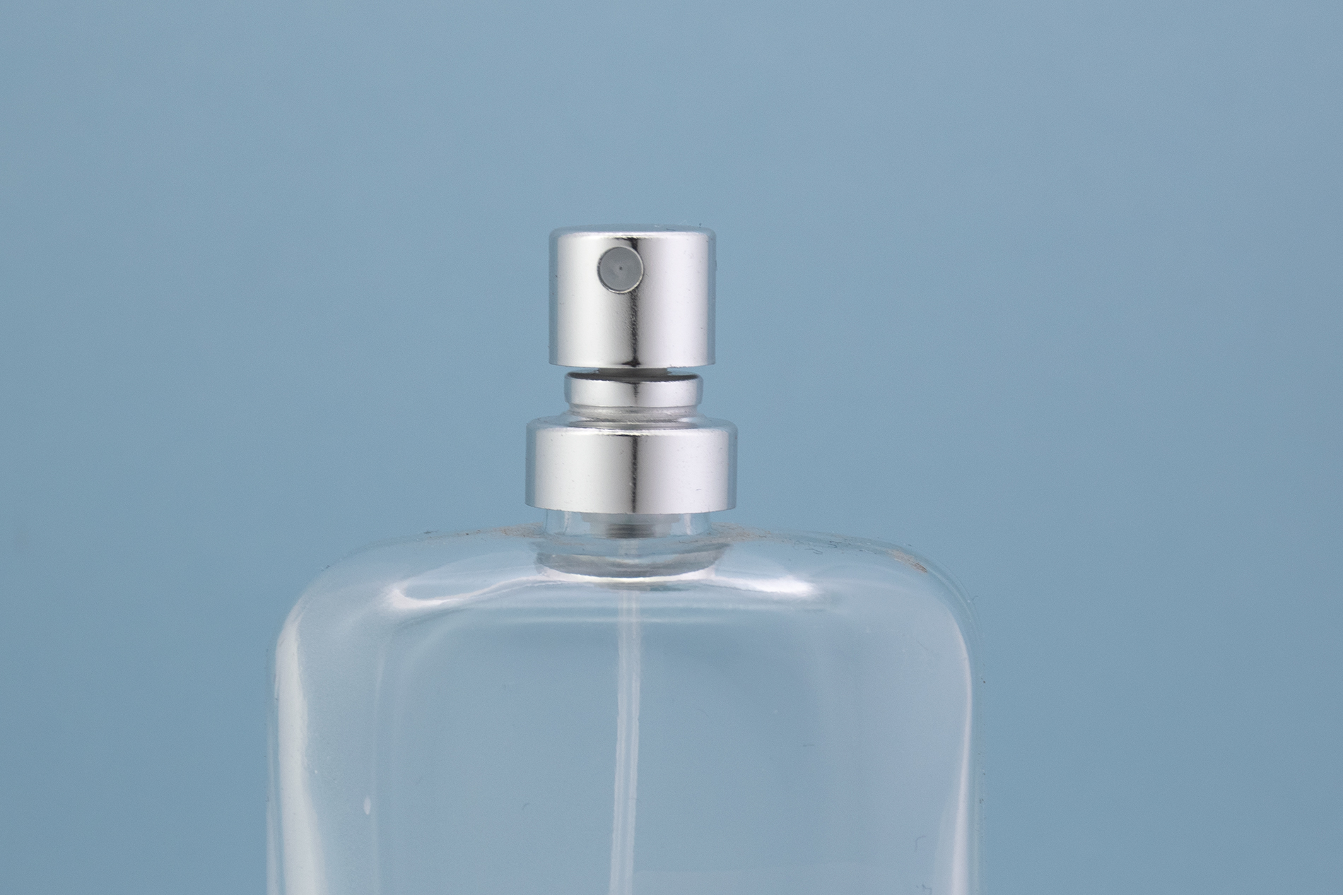 FEA15 shiny silver crimp pump with collar and aluminum cap FEA15 shiny silver crimp pump with collar and aluminum cap