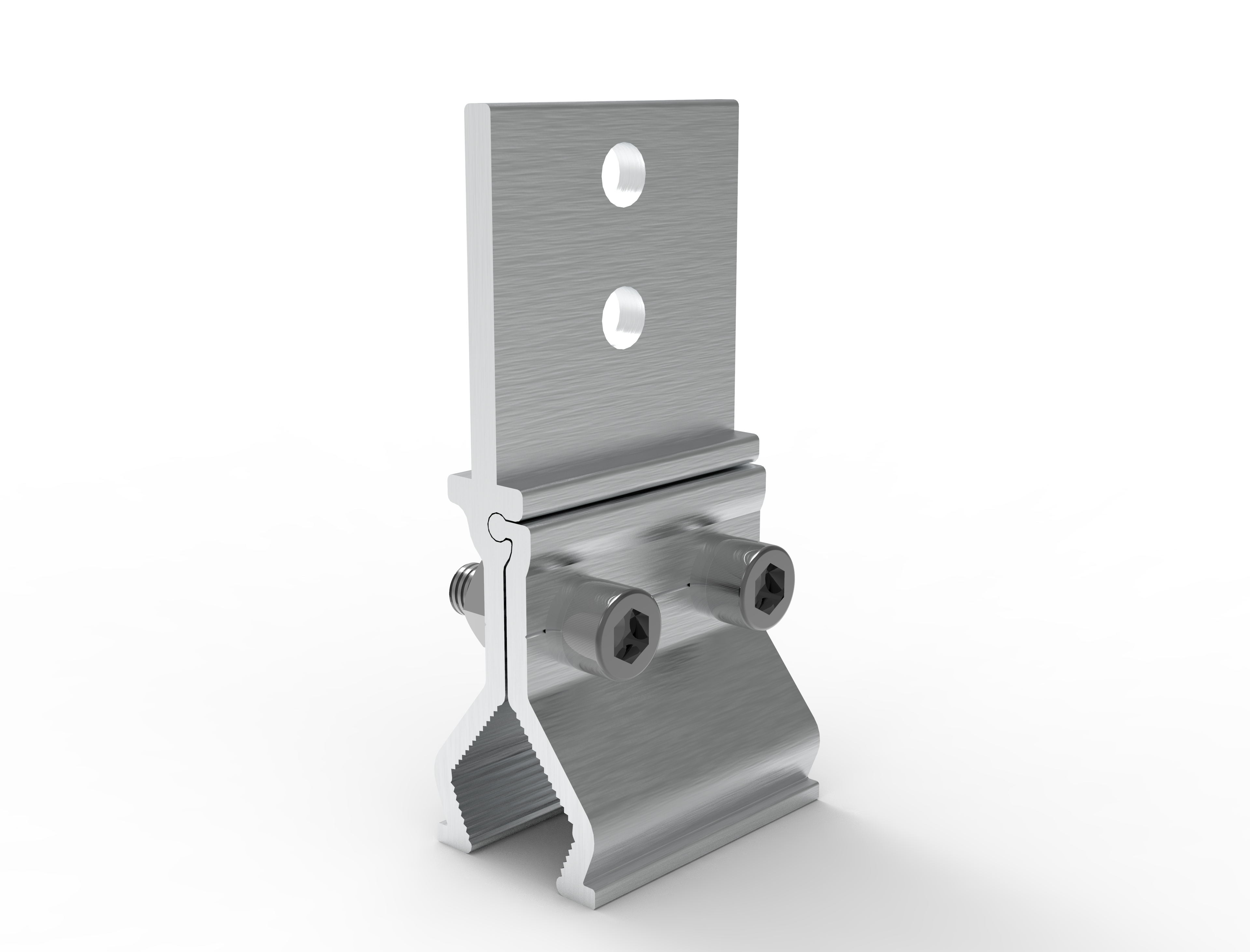 Extended Version Straight Roof Aluminum Clamp Extended Version Straight Roof Aluminum Clamp