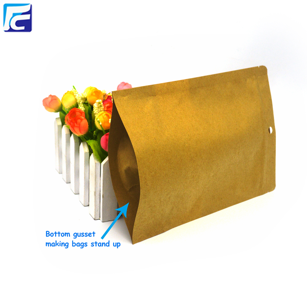 Bao bì thực phẩm Bao bì sinh thái Bao bì giấy Kraft Brown Food Packaging Eco Packaging Kraft Brown Paper Bag