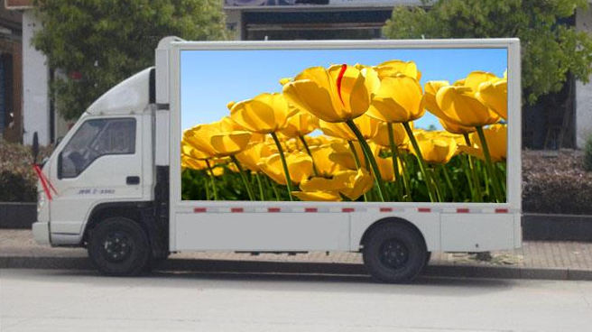 mobile truck led display