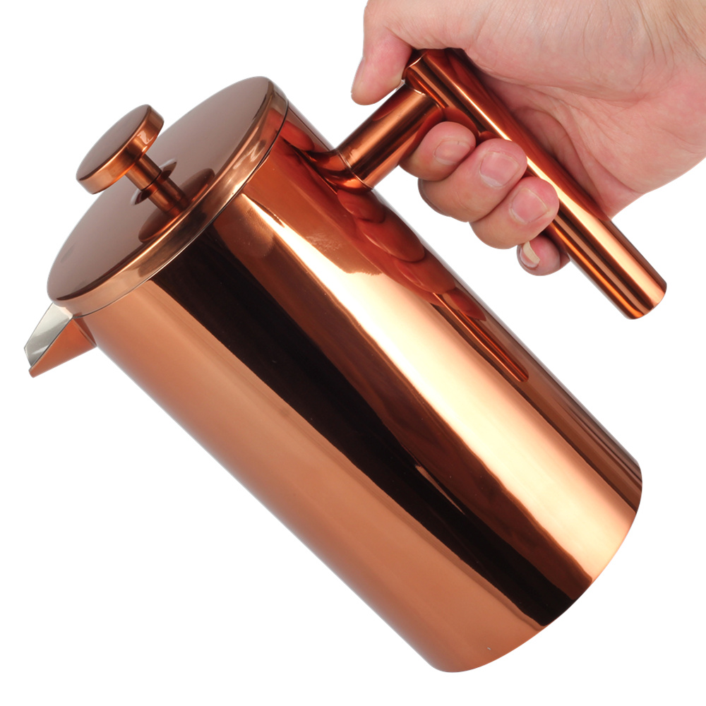 Heat Resistant Handle Double Wall French Press
