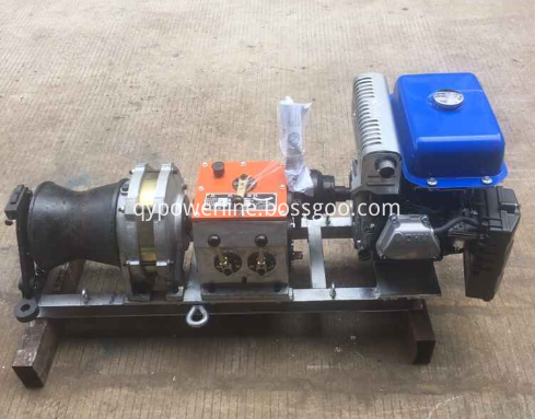 Fast Speed Engine Powered Winch