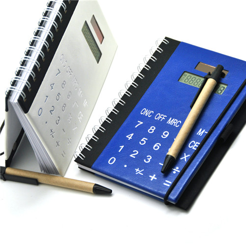 Hardcover Excutive Notebook Calculator with Pen