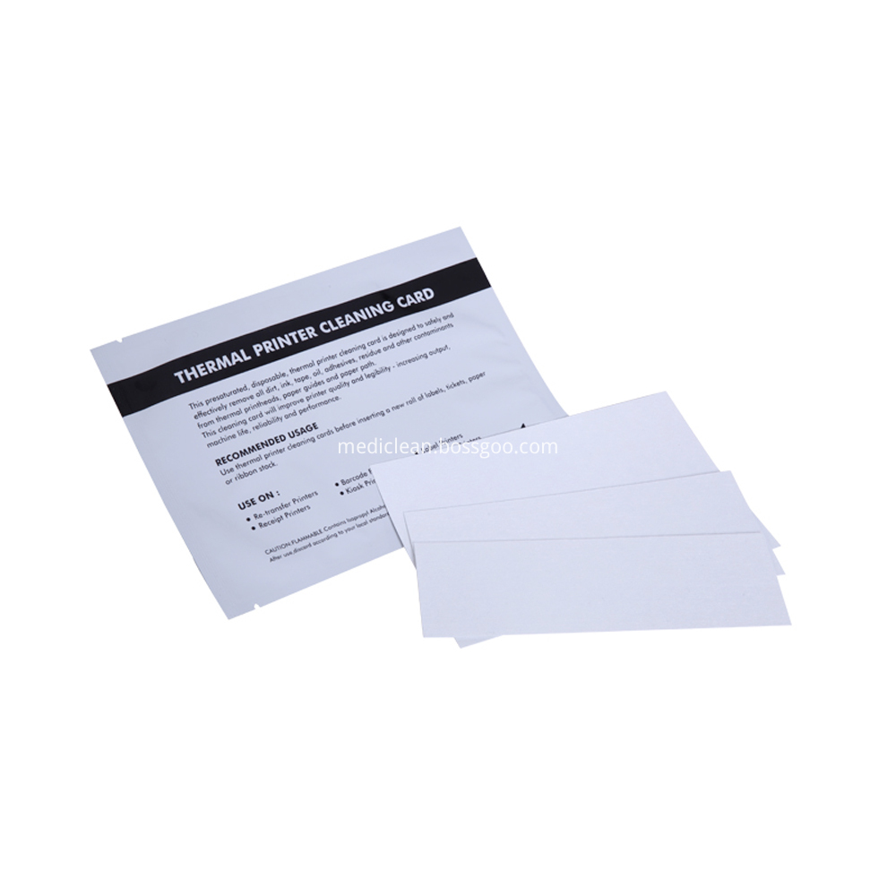 Thermal Printer Printhead Cleaning Cards 2x6
