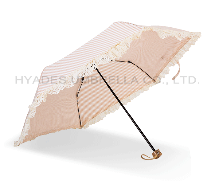 Parapluie pliant femme volants Frill Women Folding Umbrella