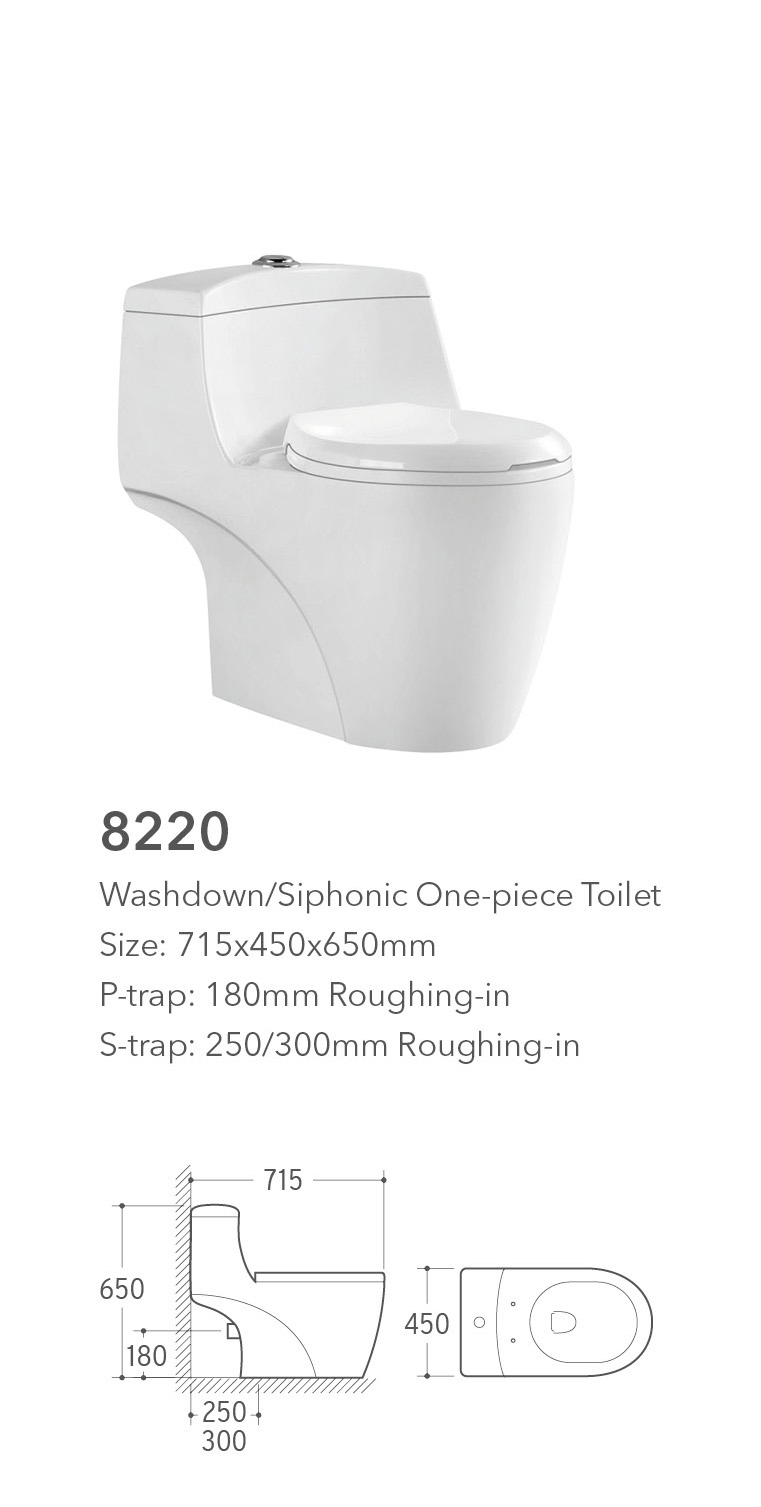8220 One Piece Toilet