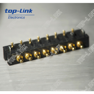 China Conector De Clavija Pogo Con Muelle De Laton Conector De Bateria 8 Pines Fabricantes