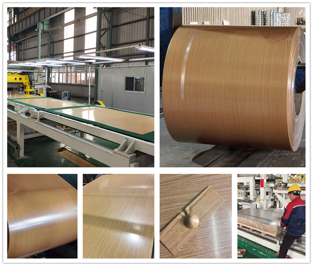 Laminated film coated steel Laminated film coated steel
