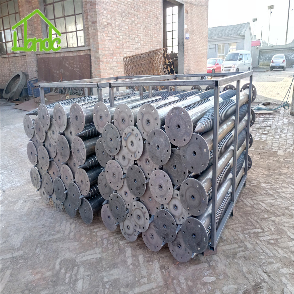 Solar ground screw piles