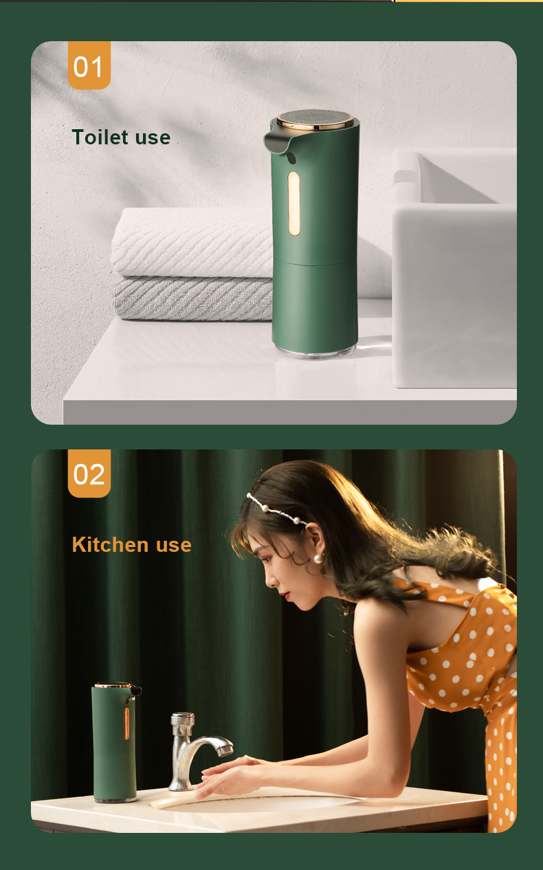 China 3-Level Adjustable Automatic Foaming Soap Dispenser China 3-Level Adjustable Automatic Foaming Soap Dispenser