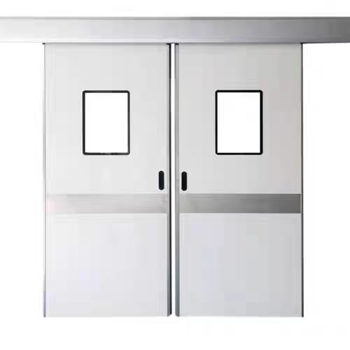 Medical steel electric sliding clean door double door1 (2) Medical steel electric sliding clean door double door1 (2)