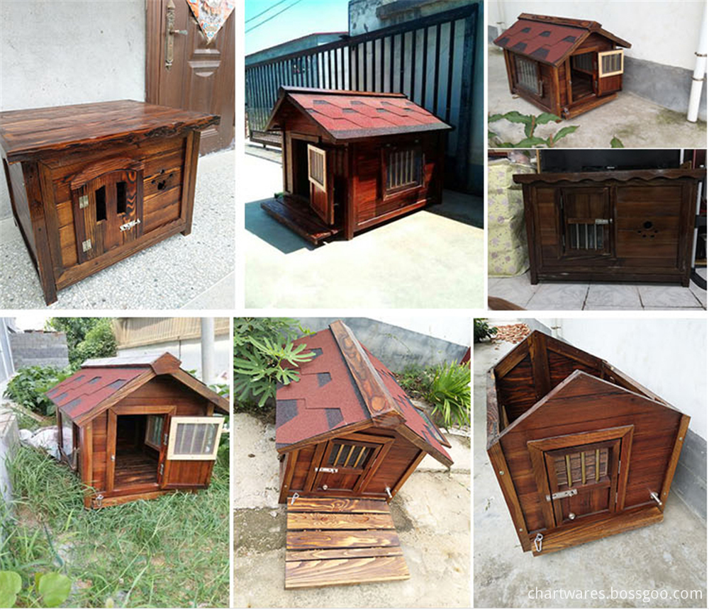 large outdoor wooden house villa for dog large outdoor wooden house villa for dog