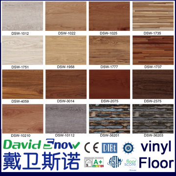 Non Slip Wood Look Luxury Click Pvc Vinyl Flooring China Manufacturer