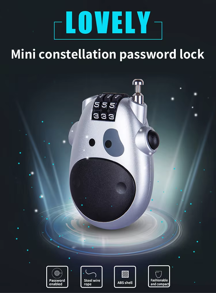 9 1 Cartoon Cow Padlock 9 1 Cartoon Cow Padlock
