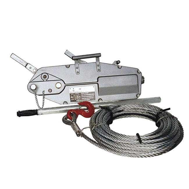 Aluminum wire rope pulling hoist 650