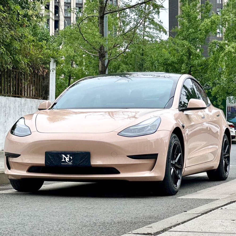 Platinum Milky Coffee Car Wrapping Platinum Milky Coffee Car Wrapping