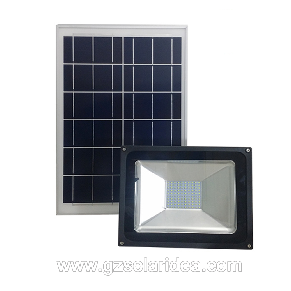 Alto brillo solar solar al aire libre 50w llevó la luz de inundación