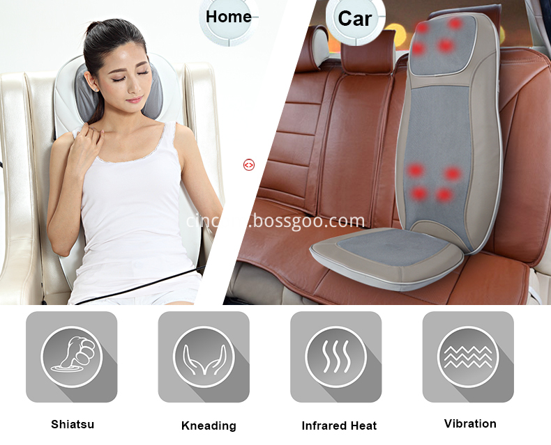 Full-Touch Rolling Massage Cushion